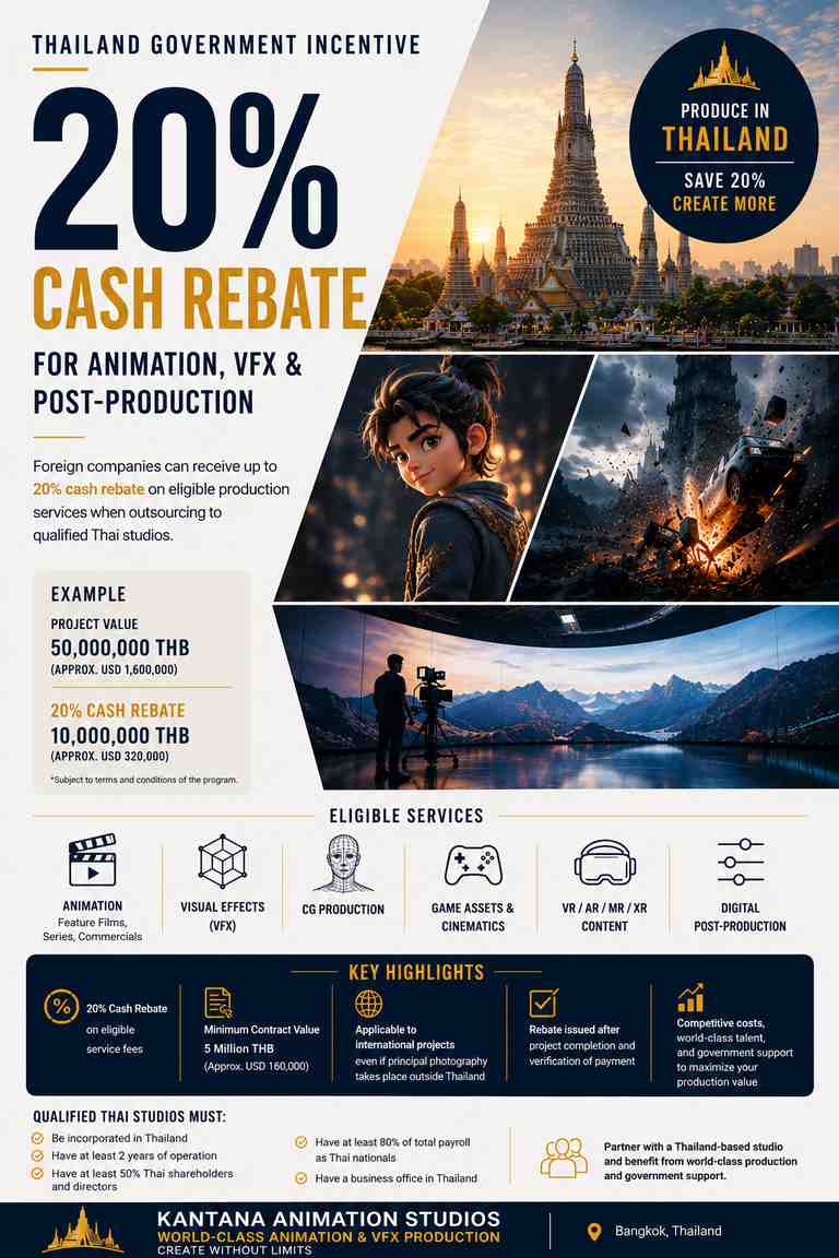 Thailand 20% Government Cash Rebate Poster